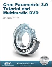 Creo Parametric 2.0 Tutorial and Multimedia DVD book cover
