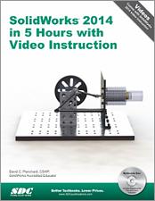SolidWorks 2014 in 5 Hours with Video Instruction book cover