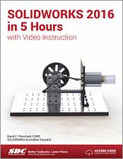 SOLIDWORKS 2016 in 5 Hours with Video Instruction book cover