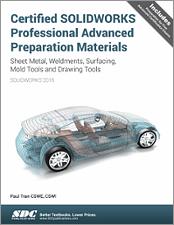 Certified SOLIDWORKS Professional Advanced Preparation Material book cover