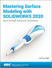 Mastering Surface Modeling with SOLIDWORKS 2020 book cover
