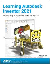 Learning Autodesk Inventor 2021 book cover