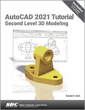 AutoCAD 2021 Tutorial Second Level 3D Modeling book cover