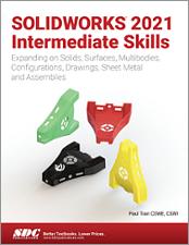 SOLIDWORKS 2021 Intermediate Skills book cover