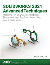 SOLIDWORKS 2021 Advanced Techniques book cover