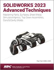 SOLIDWORKS 2023 Advanced Techniques book cover