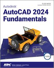Autodesk AutoCAD 2024 Fundamentals book cover