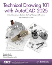 Technical Drawing 101 with AutoCAD 2025 book cover