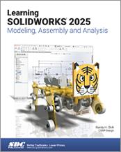 Learning SOLIDWORKS 2025 book cover