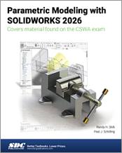 Parametric Modeling with SOLIDWORKS 2026 book cover