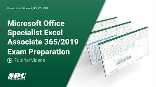 Videos for Microsoft Office Specialist Excel Associate 365/2019 Exam Preparation